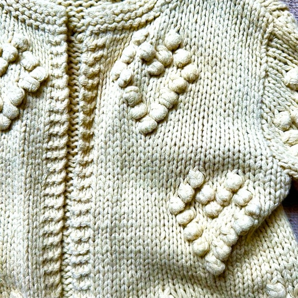 Anthropologie PomPom Heart Cardigan - Picture 6 of 7